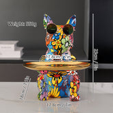 French Bulldog Graffiti Sculpture Tray